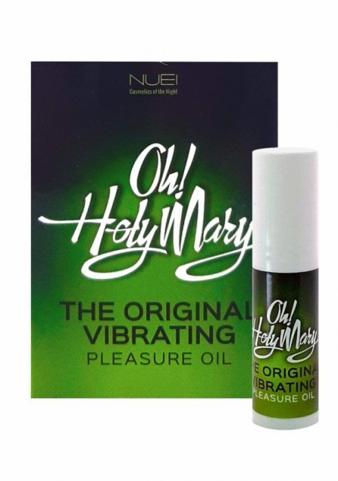 Масло унисекс с эффектом вибрации Oh! Holy Mary - 6 мл. - Nuei cosmetics - купить с доставкой в Костроме
