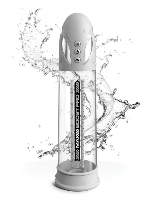 Белая вакуумная автоматическая помпа Max Boost Pro Flow - Pipedream - в Костроме купить с доставкой
