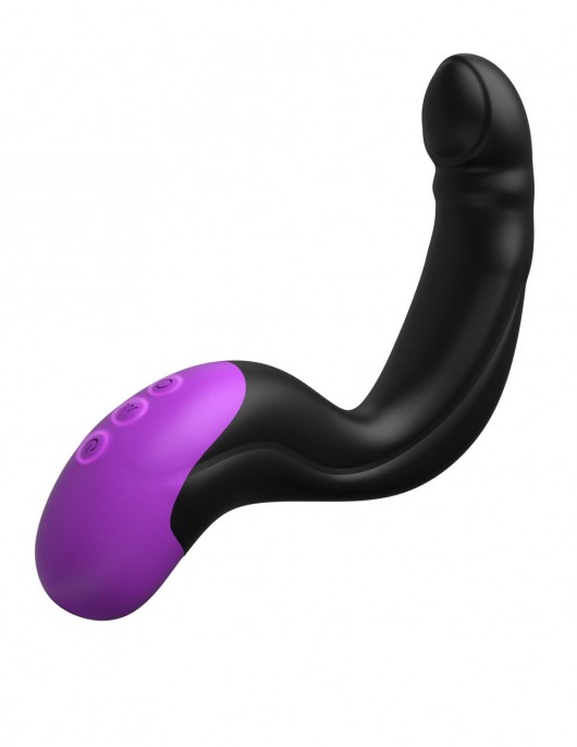 Черно-фиолетовый вибромассажёр простаты Hyper-Pulse P-Spot Massager - Pipedream - в Костроме купить с доставкой