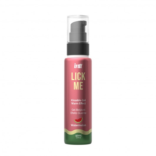 Гель Lick Me с согревающим эффектом и ароматом арбуза - 50 мл. - INTT - купить с доставкой в Костроме