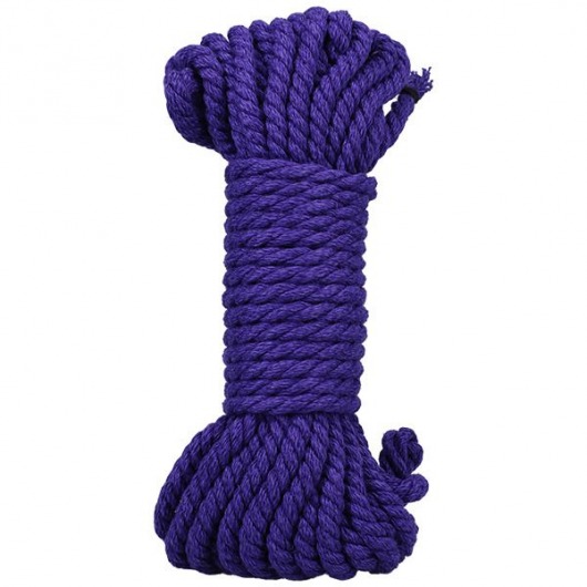 Фиолетовая верёвка для связывания и фиксации Bind Tie - 9,14 м. - Doc Johnson - купить с доставкой в Костроме