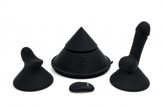 Конусный вибромассажер Cowgirl Cone с 2 насадками - CowGirl - купить с доставкой в Костроме