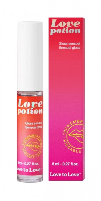 Возбуждающий блеск для губ Love Potion - 8 мл. - Love to Love - купить с доставкой в Костроме