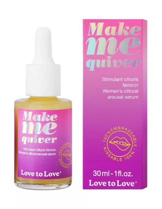 Возбуждающие капли для клитора Make Me Quiver - 30 мл. - Love to Love - купить с доставкой в Костроме