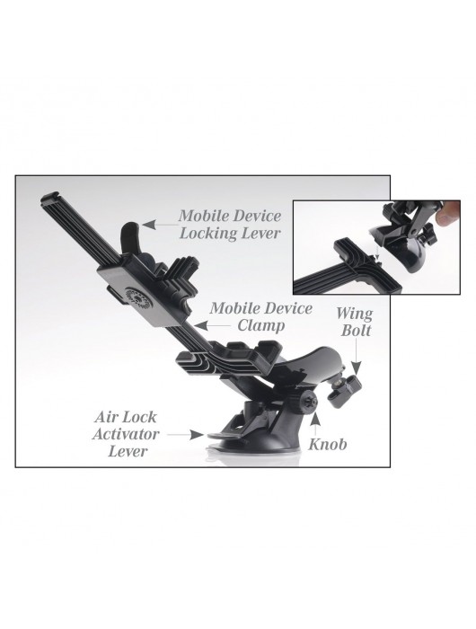 Перезаряжаемый мастурбатор-вагина с держателем для мобильных устройств Extreme Toyz Me - Pipedream - в Костроме купить с доставкой