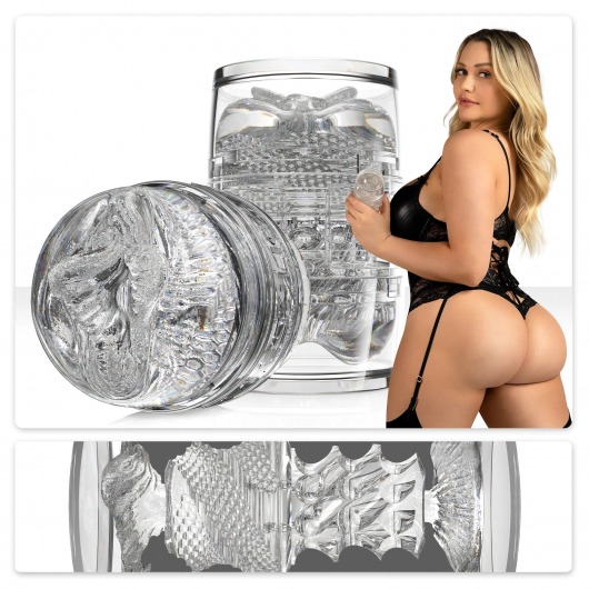 Прозрачный двусторонний мастурбатор Fleshlight Quickshot Mia Malkova - Fleshlight - в Костроме купить с доставкой