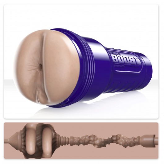 Телесный мастурбатор-анус Fleshlight Boost Blast Female - Fleshlight - в Костроме купить с доставкой