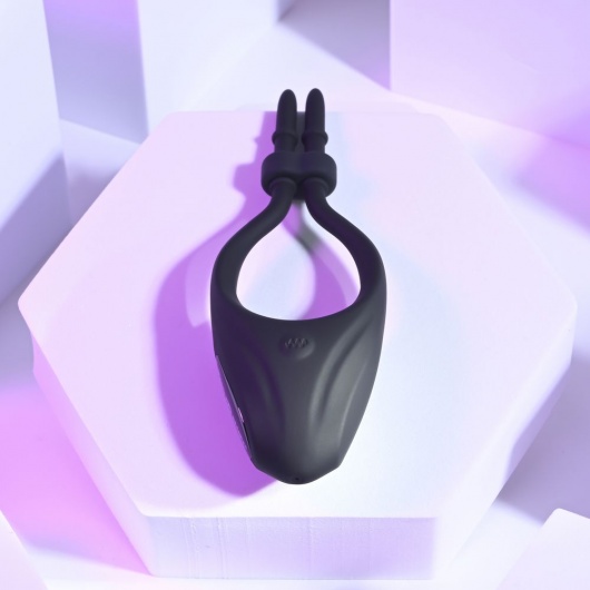 Черное эрекционное вибролассо Perfect Fit - Zero Tolerance - в Костроме купить с доставкой