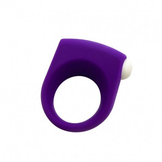 Фиолетовое эрекционное кольцо Puggle Vibrating Ring with Bullet - Adrien Lastic - в Костроме купить с доставкой