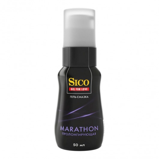 Пролонгирующая гель-смазка Sico Marathon - 50 мл. - Sico - купить с доставкой в Костроме