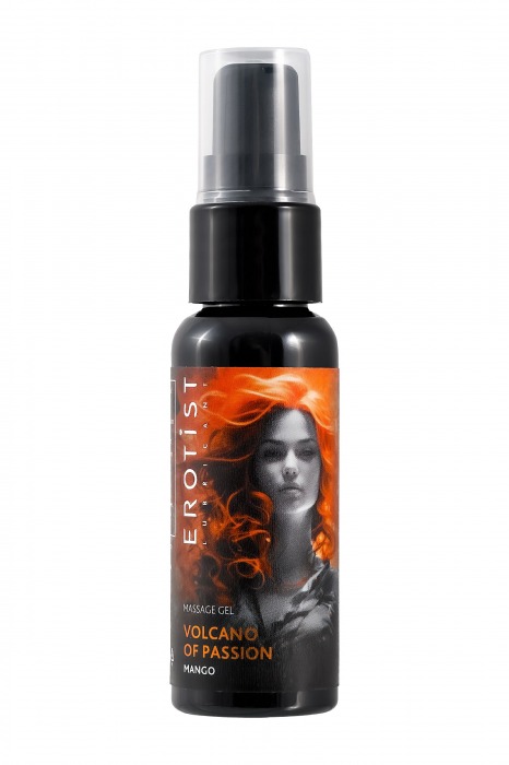 Гель с эффектом вибрации Volcano Of Passion со вкусом манго - 25 мл. - Erotist Lubricants - купить с доставкой в Костроме
