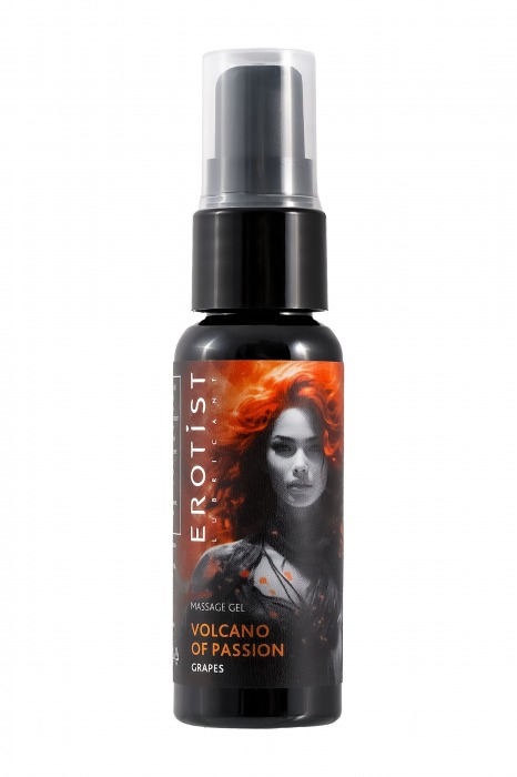 Гель с эффектом вибрации Volcano Of Passion со вкусом винограда - 25 мл. - Erotist Lubricants - купить с доставкой в Костроме
