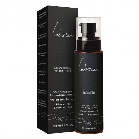 Интимный гель с экстрактами нони, нима и клубники Luberium Delicate Waterbased - 100 мл. - Luberium - купить с доставкой в Костроме