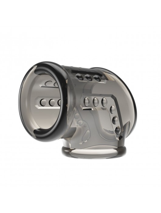 Дымчатая насадка на пенис и мошонку - Baile - в Костроме купить с доставкой