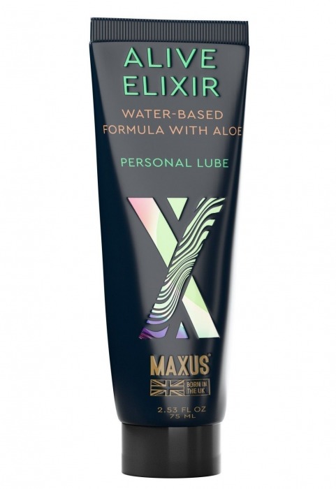 Интимный гель на водной основе MAXUS Alive Elixir - 75 мл. - Maxus - купить с доставкой в Костроме