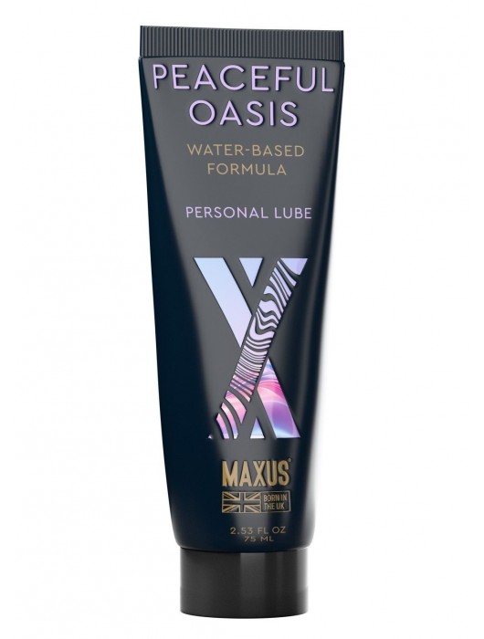 Интимный гель на водной основе MAXUS Peaceful Oasis - 75 мл. - Maxus - купить с доставкой в Костроме