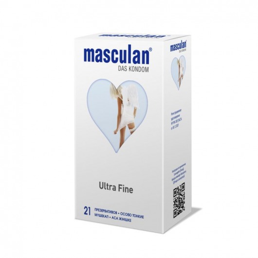 Особо тонкие презервативы Masculan Ultra Fine - 21 шт. - Masculan - купить с доставкой в Костроме