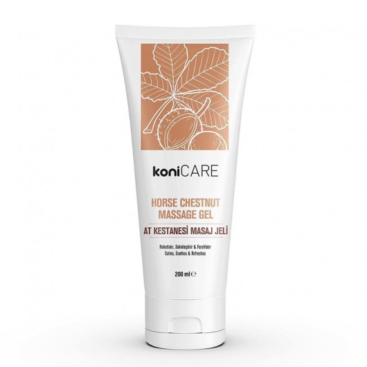 Расслабляющий массажный гель Konicare Horse Chestnut Massage Gel - 200 мл. - KoniCARE - купить с доставкой в Костроме