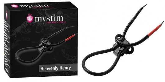 Эрекционное лассо для электростимуляции HEAVENLY HENRY - MyStim - купить с доставкой в Костроме