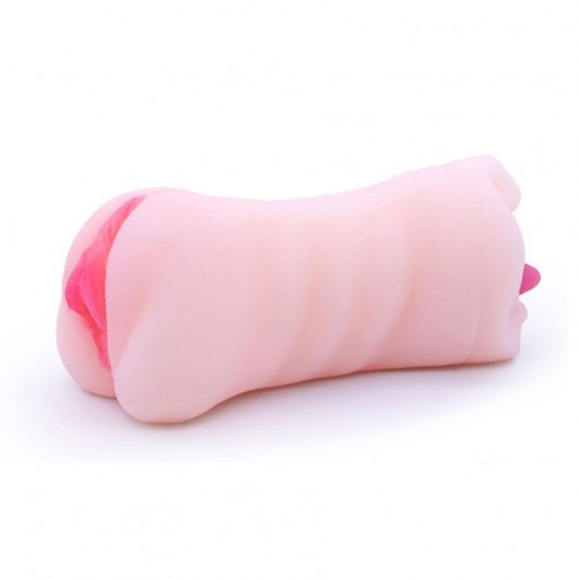 Телесный двусторонний мастурбатор - вагина и ротик - Boys of Toys - в Костроме купить с доставкой