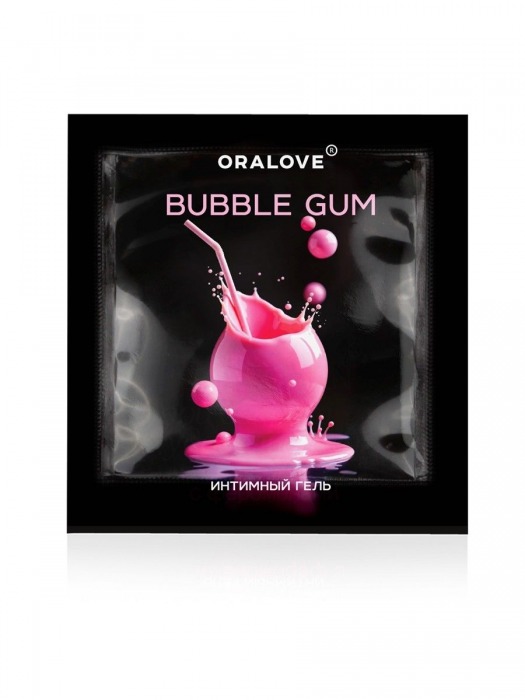 Саше съедобной оральной смазки OraLove с ароматом бабл-гам - 3 гр. - Биоритм - купить с доставкой в Костроме