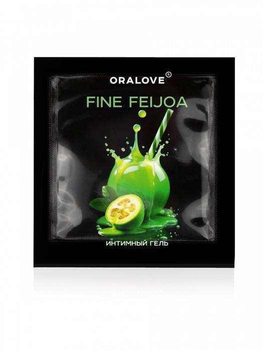 Саше съедобной оральной смазки OraLove с ароматом фейхоа - 3 гр. - Биоритм - купить с доставкой в Костроме