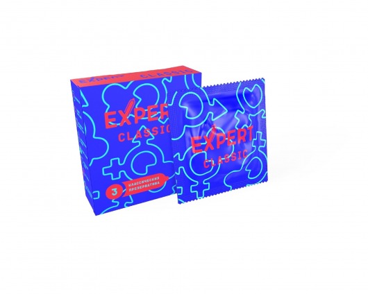 Классические презервативы Expert Classic - 3 шт. - Expert - купить с доставкой в Костроме