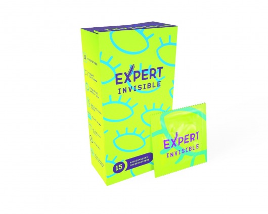 Ультратонкие презервативы Expert Invisible - 15 шт. - Expert - купить с доставкой в Костроме