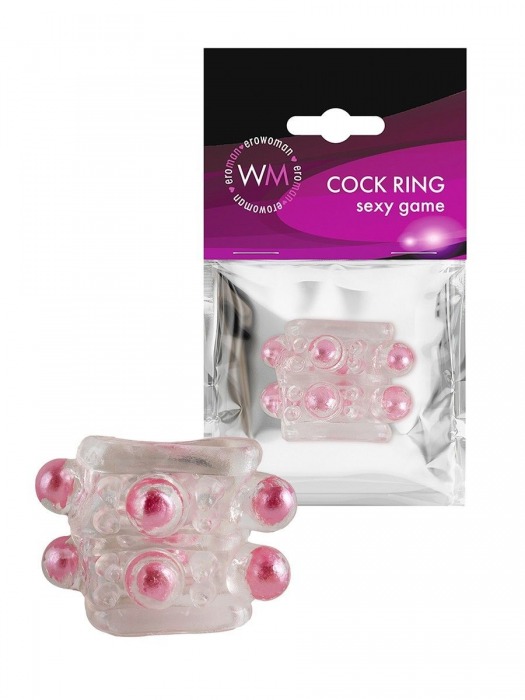 Прозрачная насадка на пенис с цветными шариками - Erowoman-Eroman - в Костроме купить с доставкой