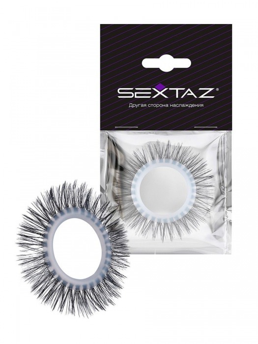 Круглое эрекционное кольцо с длинными «ресничками» - Sextaz - в Костроме купить с доставкой