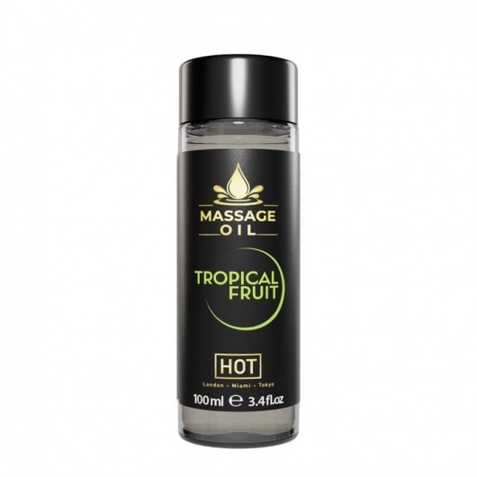 Массажное масло c ароматом тропических фруктов Massage Oil - 100 мл. - HOT - купить с доставкой в Костроме