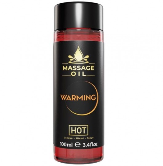 Массажное масло с согревающим эффектом Massage Oil Warming - 100 мл. - HOT - купить с доставкой в Костроме