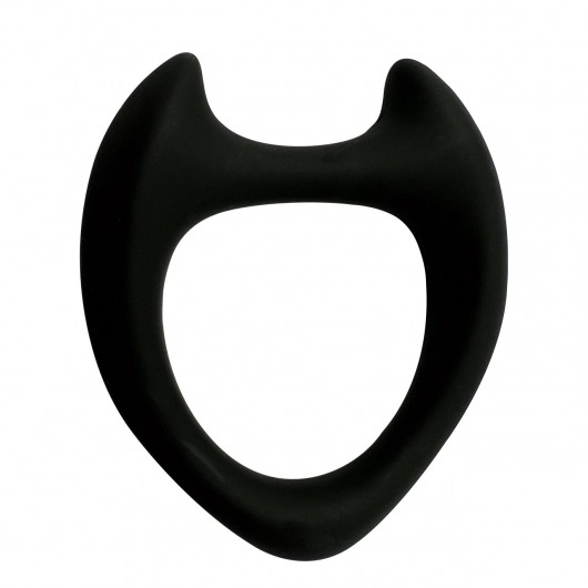 Черное эрекционное кольцо с рожками Wooomy Toro M - Adrien Lastic - в Костроме купить с доставкой