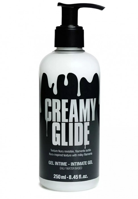 Лубрикант на водной основе Creamy Glide с консистенцией спермы - 250 мл. - Strap-on-me - купить с доставкой в Костроме