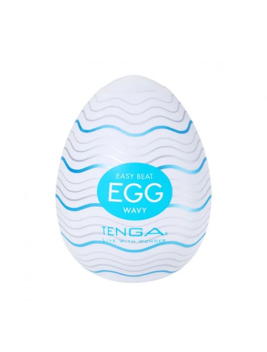 Мастурбатор-яйцо Tenga Egg Wavy - Tenga - в Костроме купить с доставкой