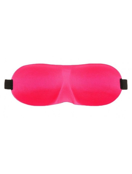 Розовая глухая маска на резинке - Sitabella - купить с доставкой в Костроме