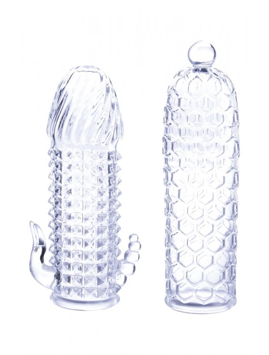 Набор из 2 прозрачных насадок на член Seductive Tickler Sleeves Set - NMC - в Костроме купить с доставкой