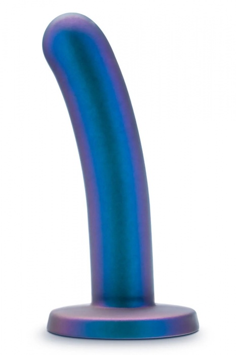Синяя насадка с гладкой поверхностью Surrender 5.75 Inch Intermediate Pegging Dildo - 14,6 см. - Blush Novelties - купить с доставкой в Костроме