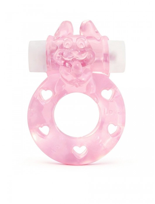 Розовое эрекционное виброкольцо в форме зайчика - 1137 - в Костроме купить с доставкой