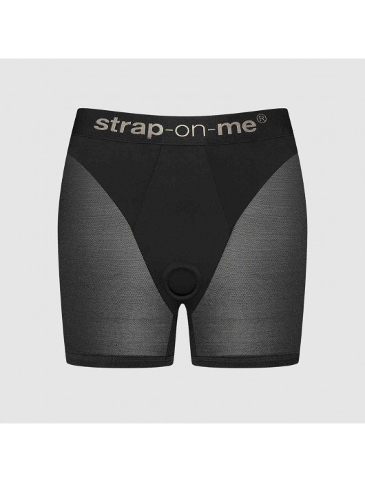 Трусики-шорты для фиксации насадок Strap-on-me Harness Lingerie Halo - size S - Strap-on-me - купить с доставкой в Костроме