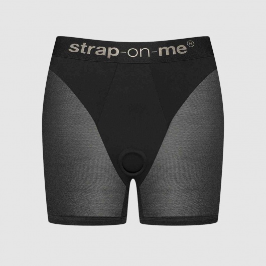 Трусики-шорты для фиксации насадок Strap-on-me Harness Lingerie Halo - size XL - Strap-on-me - купить с доставкой в Костроме