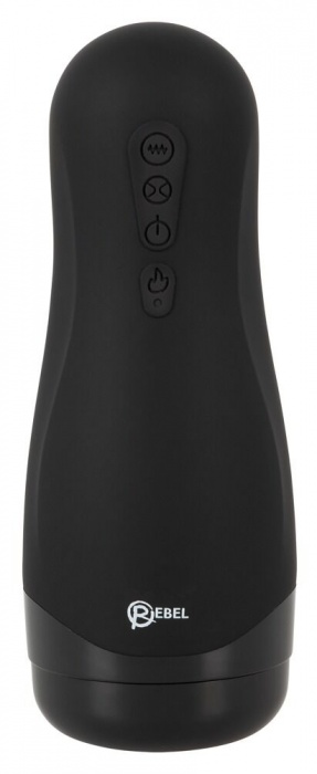 Черный вибромастурбатор с подогревом Masturbator with 3 Functions - Orion - в Костроме купить с доставкой