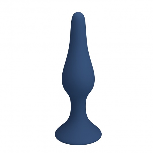 Синяя анальная пробка Slim Anal Plug XL - 15,4 см. - Baile