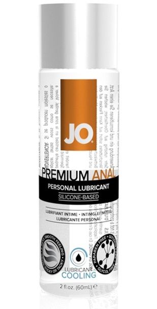 Анальный охлаждающий лубрикант на силиконовой основе JO PREMIUM ANAL COOLING - 60 мл. - System JO - купить с доставкой в Костроме