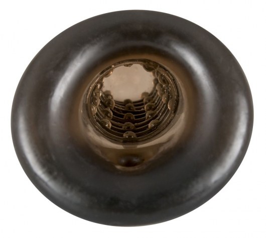 Насадка на пенис Rebel smoke с рёбрышками и отверстием под мошонку - Orion - в Костроме купить с доставкой