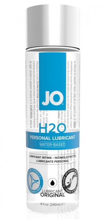 Нейтральный лубрикант на водной основе JO Personal Lubricant H2O - 240 мл. - System JO - купить с доставкой в Костроме