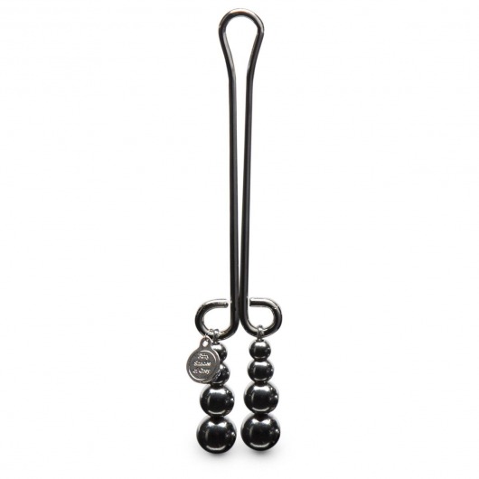 Зажим для клитора с бусинами Just Sensation Beaded Clitoral Clamp - Fifty Shades of Grey - купить с доставкой в Костроме