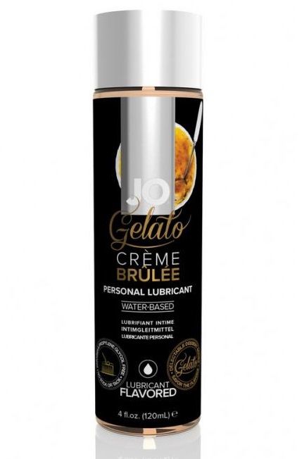 Лубрикант с ароматом крем-брюле JO GELATO CREME BRULEE - 120 мл. - System JO - купить с доставкой в Костроме