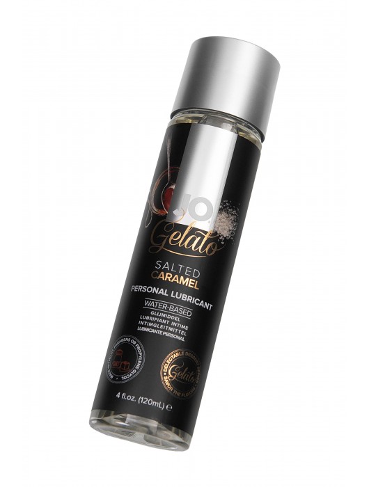 Лубрикант с ароматом солёной карамели JO GELATO SALTED CARAMEL - 120 мл. - System JO - купить с доставкой в Костроме