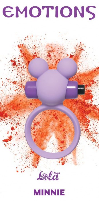Сиреневое эрекционное виброколечко Emotions Minnie - Lola Games - в Костроме купить с доставкой